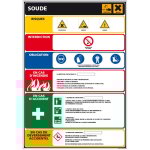 Panneau soude (c1521) - adhésif - 300 x 420 mm Panneau soude (c1521) - adhésif - 300 x 420 mm