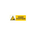 Panneau soude caustique (c0471) - adhésif - 210 x 75 mm Panneau soude caustique (c0471) - adhésif - 210 x 75 mm