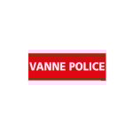 Panneau vanne police (k0362) - plastique pvc 1, 5 mm - 210 x 75 mm Panneau vanne police (k0362) - plastique pvc 1, 5 mm - 210 x 75 mm