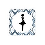 Signaletique. biz france - plaque de porte design sphere toilettes femmes . - terrazo -
