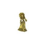 Signal�tique porte int�rieure en laiton poli de 139 mm, toilette femmes