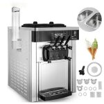 Sihao 20 - 28 l / h machine � cr�me glac�e de table professionnel sorbeti�re � glace