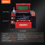 Sihao graveur laser de coupe laser de machine de gravure laser de 50w co2 300x500mm