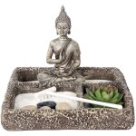 Jardin zen avec bouddha 19 x 14 x 19 cm