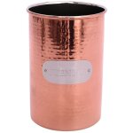 Pot � ustensiles cuivre martel� 18 x 12 cm