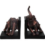 Serre - livres en résine eléphant 31x25 cm Serre - livres en résine eléphant 31x25 cm
