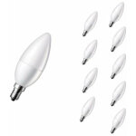 Silamp - ampoule led e14 6w 220v c37 180� dimmable (pack de 10) - blanc neutre 4000k - 5500k