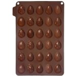 Silicone cookie and praline mold eggs sillinie