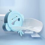 Silicone faucet extender for babies, toddlers and children (blue + green)