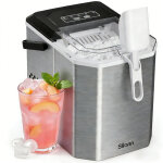 Silonn machine � gla�ons 12kg / 24h - silencieuse, autonettoyante et portable avec pelle � gla�ons - ...