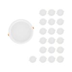 Silumen - spot led encastrable plat Étanche 20w blanc transformateur intégré - pack de 20 / blanc neutre ... Silumen - spot led encastrable plat Étanche 20w blanc transformateur intégré - pack de 20 / blanc neutre ...