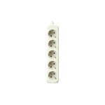 Silver electronics - bloc multiprises de 5 fiches sans interrupteur c�ble de 1, 5m couleur blanc