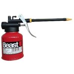 Burette a huile metallique 250 ml bec rigide