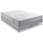 Simmons sw3 ensemble 180 x 200 matelas + 2 sommiers - ep. 25 cm - no flip - ressorts ensach�s - ferme ...