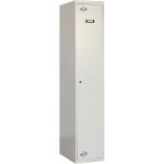 Simonrack - vestiaire m�tallique 1 porte, 1800x300x500 mm, serrure � cl� et a�rations, gris simonlocker ...