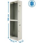 Simonrack - vestiaire simonlocker diy. tandem 1 / 2 400 additional - 1800x400x500 0kg