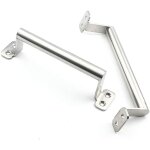 Simple stainless steel handle modern anti - theft door handle door handle(2 pieces)