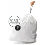 Simplehuman - accessoires - sacs poubelle 50 - 60 l, type p, 20 pices cw0175