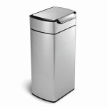 Simplehuman - poubelles - poubelle 30 l, touch - bar, inox bross cw2015