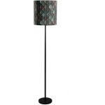 Simplo shade - lampadaire avec abat - jour - 1 lumire - h 185 cm - noir et or - classique / antique, ...