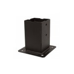 Simpson strong tie - pied de poteau carr de jardin - 70x70 mm - finition noire - simpson - ppjbt70pb ...