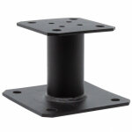 Simpson strong tie - pied de poteau fixe noir ppa100pb 100x100mm - ep 4mm
