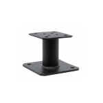 Simpson strong tie - pied de poteau fixe noir ppa100pb 100x100mm - ep 4mm