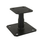 Simpson strong tie - pied de poteau rglable noir apb100 / 150pb 100x100mm - ep 4mm