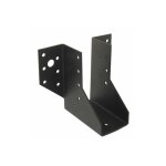 Simpson strong tie - sabot � ailes ext�rieures noir saepb 46x77mm - ep 2mm