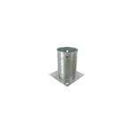 Simpson strong tie - support pied de poteau rond 100mm à fixer galvanisé à chaud Simpson strong tie - support pied de poteau rond 100mm à fixer galvanisé à chaud