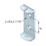 Etrier support moteur t5 72x30 2f6. 5 ent44 + sachet vis - simu