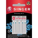 Singer aiguilles  broder 90 / 14, lot de 5