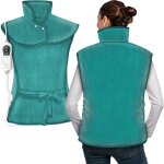 Sinnlein coussin chauffant electrique turquoise pour le dos nuque Épaules chauffage du dos avec arrêt ... Sinnlein coussin chauffant electrique turquoise pour le dos nuque Épaules chauffage du dos avec arrêt ...