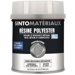 Sinto - r�sine polyester - r�pare m�taux, plastiques, composites - 550g ou 1100g contenance: pot de 1. ...