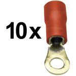 Sinuslive - rks - 1, 5 p cosse � oeillet section max. =1. 50 mm� � du trou=4 mm partiellement isol� rouge ...
