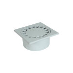 Nicoll - siphon de sol pvc gris clair - 200 x 200 mm Nicoll - siphon de sol pvc gris clair - 200 x 200 mm