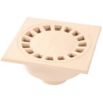 Nicoll - siphon de cour � embo�ture incorpor�e verticale m50 f40 / 63, sable