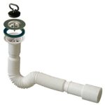 Siphon d'�vier extensible gp - 40 en pvc inject� offre exclusive