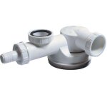 Siphon d'�vier avec prise m. a. l. wirquin pro 1'1 / 2 - diam�tre 40 mm