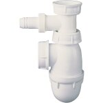 Siphon évier réglable avec prise pour mâchine à laver Ø40 / 49 - nf Siphon évier réglable avec prise pour mâchine à laver Ø40 / 49 - nf