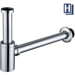 Siphon de lavabo en acier inox set de siphon siphon pour vasque et lavabo hauteur r�glable g1 - 1 - 4 ...