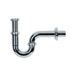 Siphon lavabo rtro abbott en laiton chrom