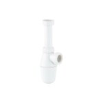 Banyo ? siphon de lavabo en polypropyl�ne 32 mm ? hauteur pot 110 mm ? sans tube mural ni rosace ? installatio ...