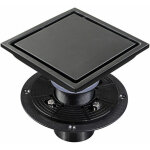 Vurahome - siphon de sol de douche carr� 11x11cm, amovible, acier inoxydable 304 de qualit� alimentaire, ...