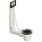 Siphon de trop - plein et de vidange d'évier 6 / 4'x70 plastique / blanc Siphon de trop - plein et de vidange d'évier 6 / 4'x70 plastique / blanc