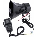 Sirne 7 canaux 100w microphone d'alarme tanche mgaphone voiture 12v