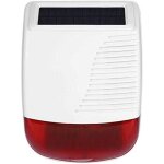 Sir�ne ext�rieure sans fil solaire fonctionne avec syst�me d'alarme