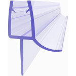 Sirhona barrire de douche pliable hermtique joint de porte de douche en verre droit / incurv joint ...