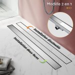 Sirhona - caniveau douche italienne acier inoxydable caniveau de sol à l'italienne grille, ce modèle ... Sirhona - caniveau douche italienne acier inoxydable caniveau de sol à l'italienne grille, ce modèle ...