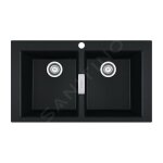Franke - sirius 2. 0 - �vier en tectonite s2d 620 - 86, 86x50 cm, noir 143. 0637. 161